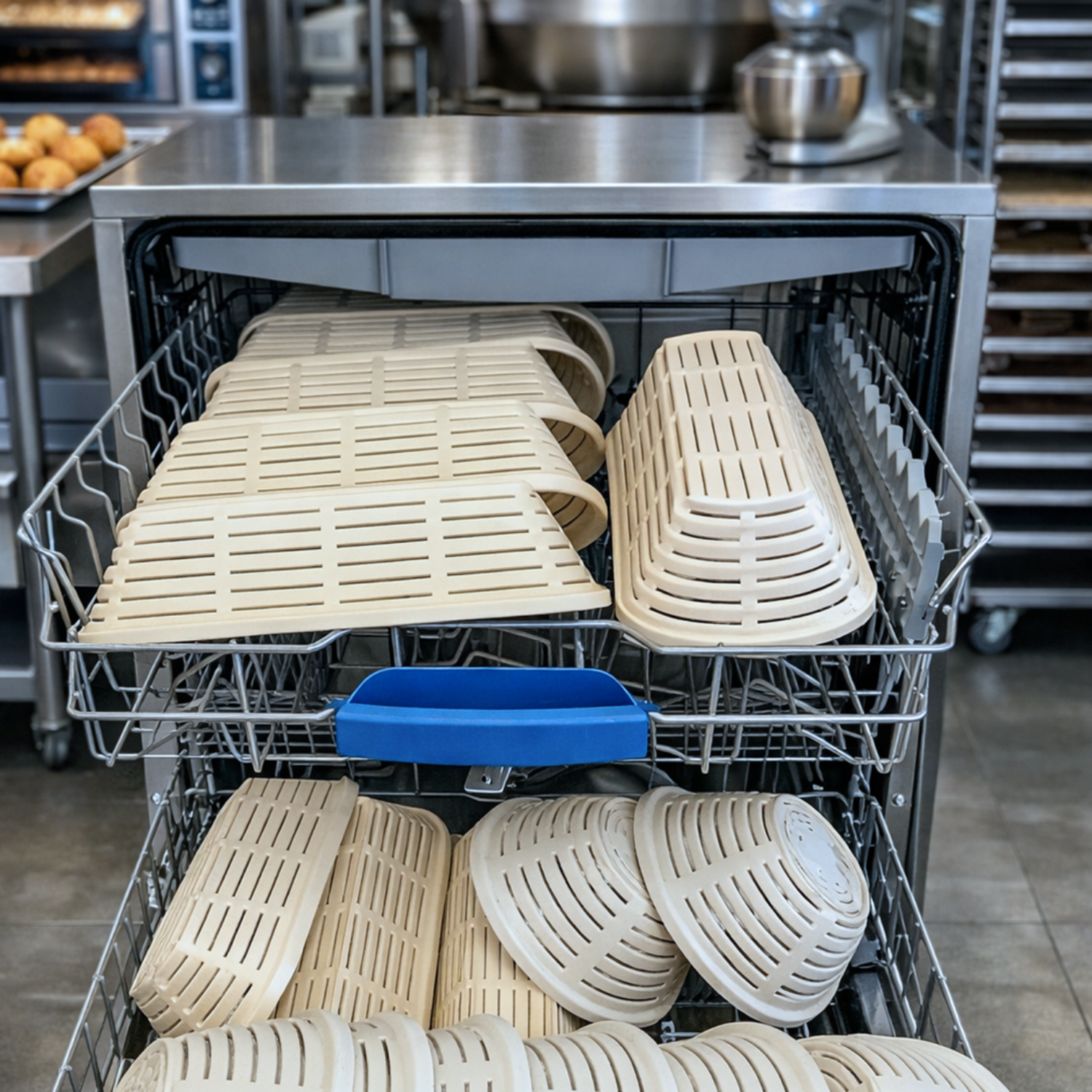 Oval Banneton in Dishwasher